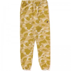 Women Bape Color Camo Sweat Pants Pants Yellow USA | GK0723873