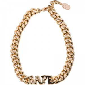 Women Bape Necklace Accessories Gold USA | LQ8068308