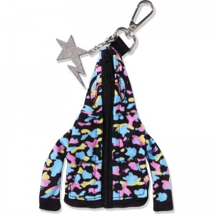 Women Bape Shark Full Zip Hoodie Keychain Hoodie Black USA | YQ1592352