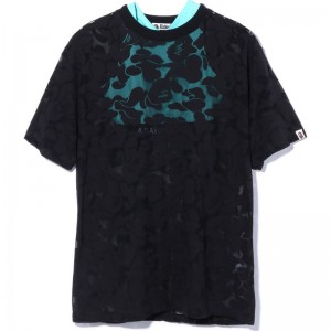 Women Bape Solid Camo Tee Onepiece Dress Black USA | KV9218428