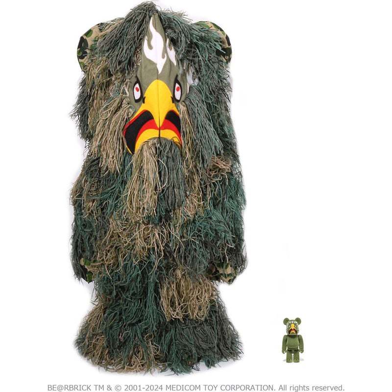 Women Bape X Readymade Eagle Ghillie Suit Be@rbrick 100%&1000% Jacket Figure Olive Drab USA | BY7492442